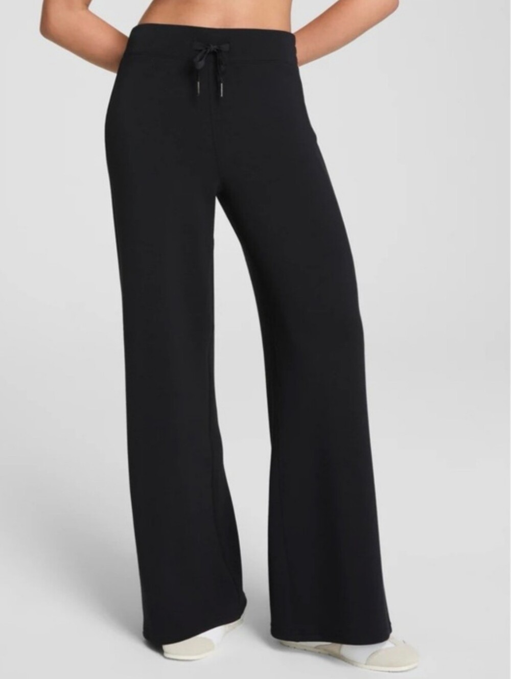 Spanx AirEssentials Wide Leg Pant In Black Medium